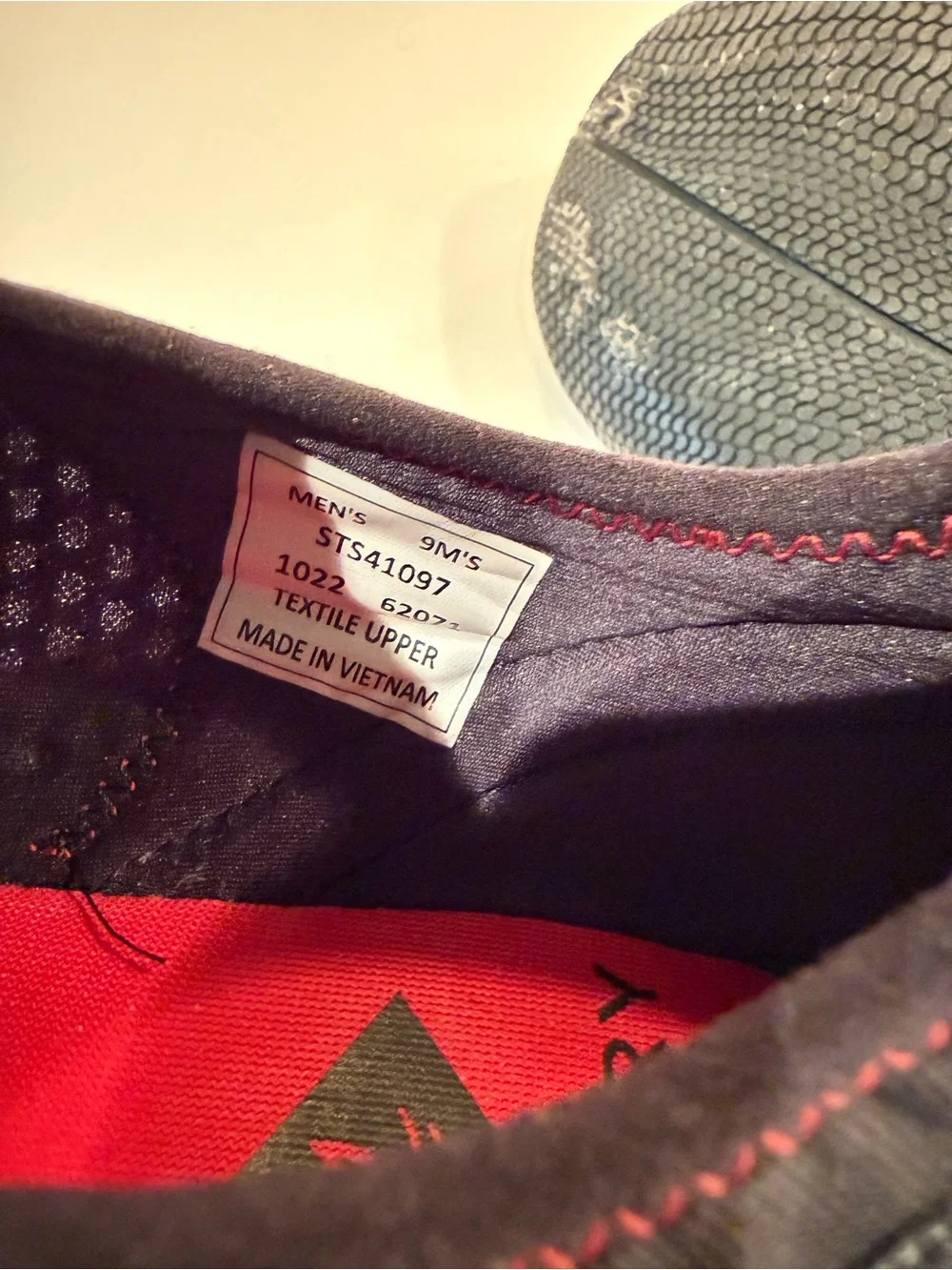 Sperry Black Slip-On Mesh Water Shoes with Red Stitching